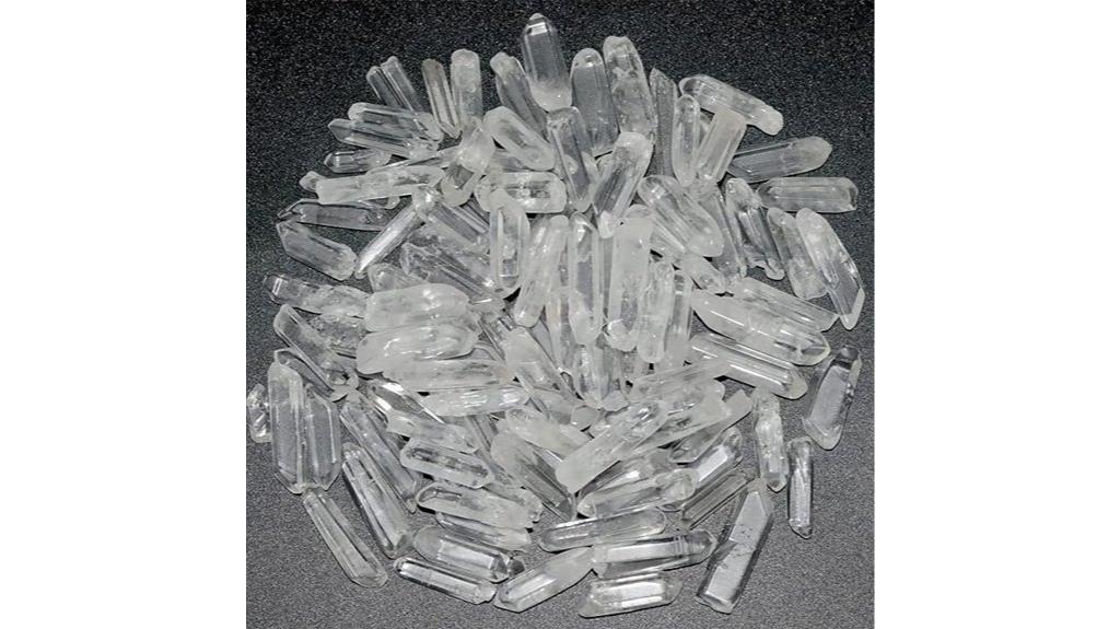 small clear quartz points