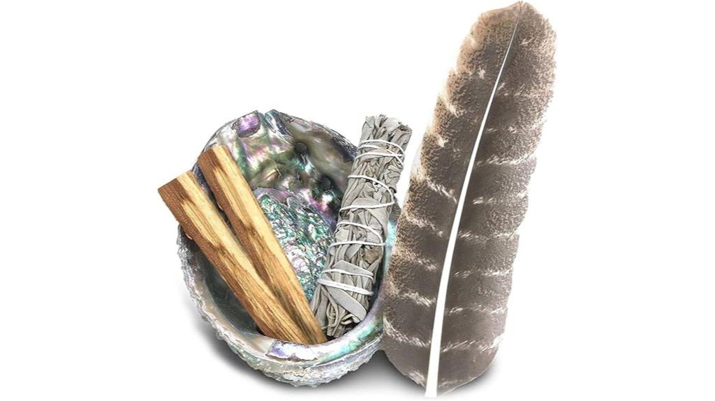 smudging kit with sacred tools