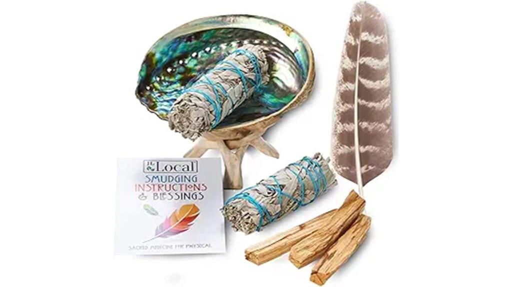smudging kit with sage