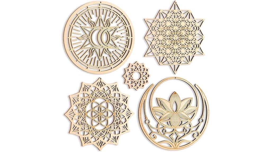 spiritual geometric wall decor