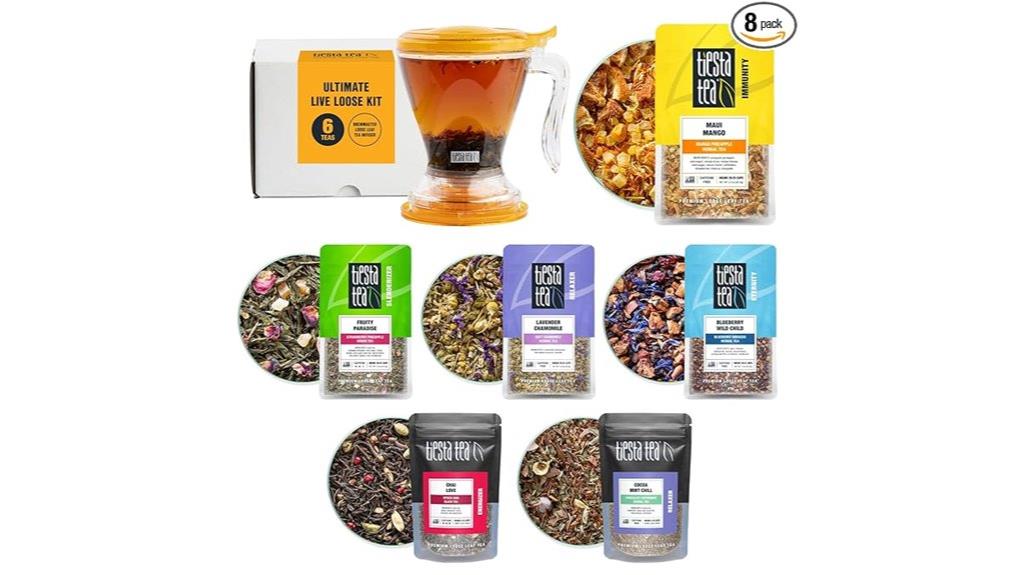 tea kit with infuser