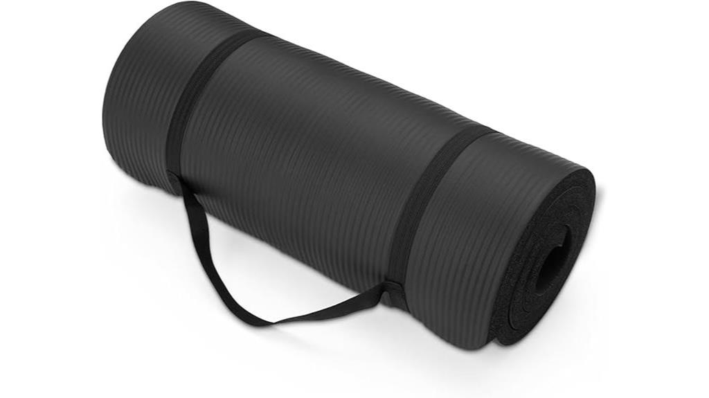 thick durable yoga mat