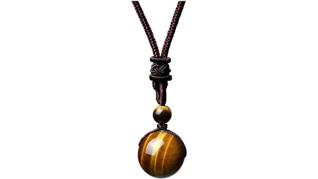 tiger eye amethyst necklace