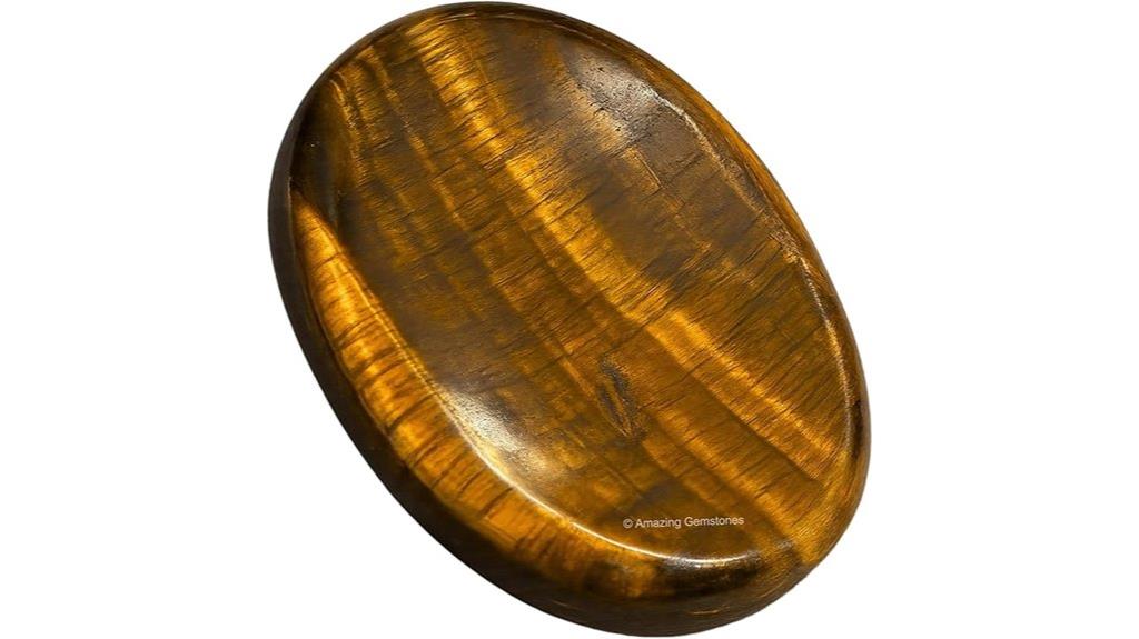 tiger eye healing worry stone