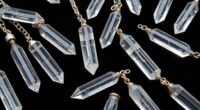 top clear quartz pendulums