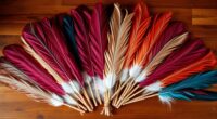 top feather fan smudging sets