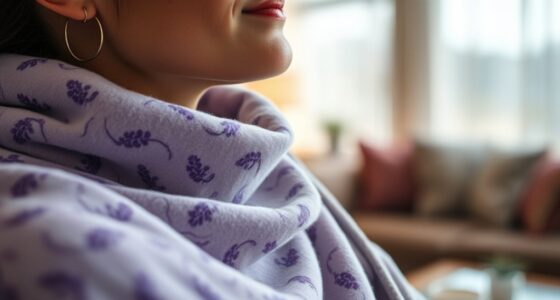 top lavender neck wraps