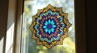 top mandala window decals