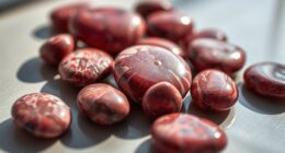 top rhodonite love stones