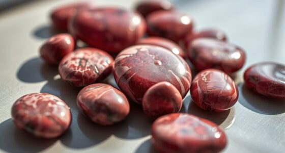 top rhodonite love stones