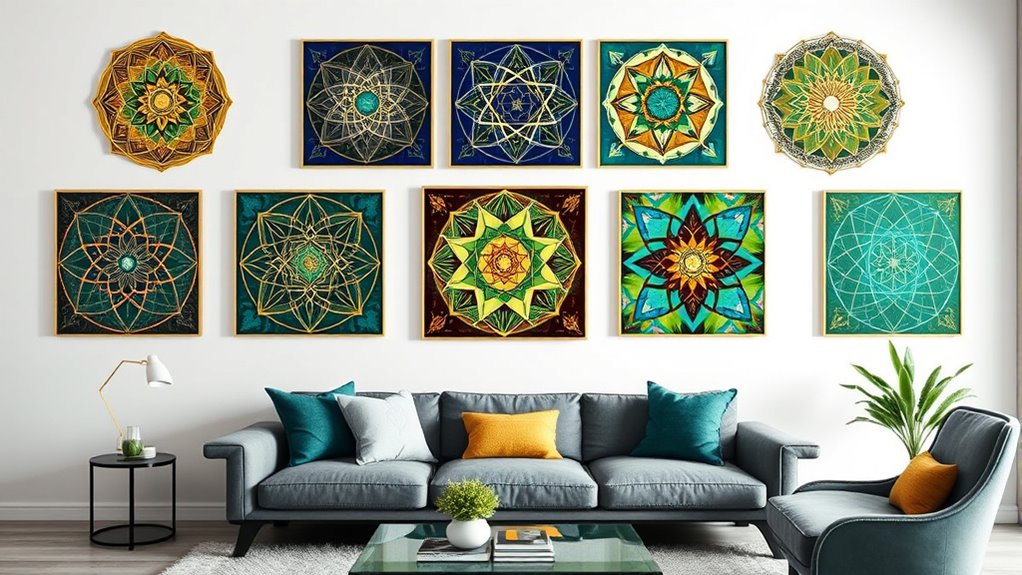 top sacred geometry wall art