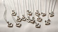 top silver love connection necklaces