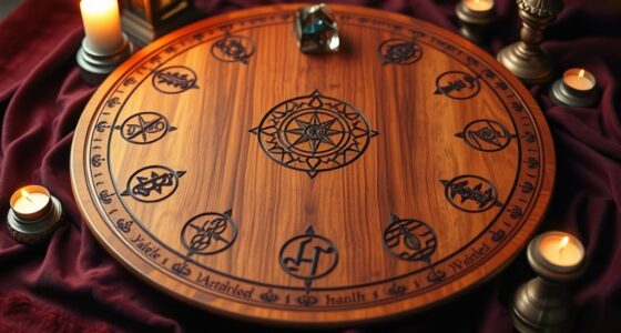 top wooden tarot altar boards