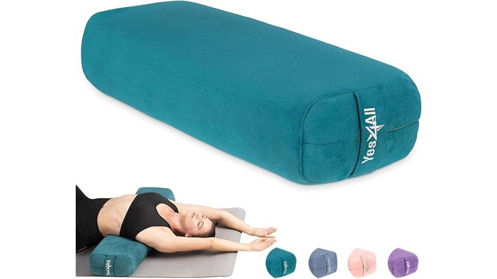 triple layer sponge yoga bolster