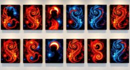 twin flame wall art prints