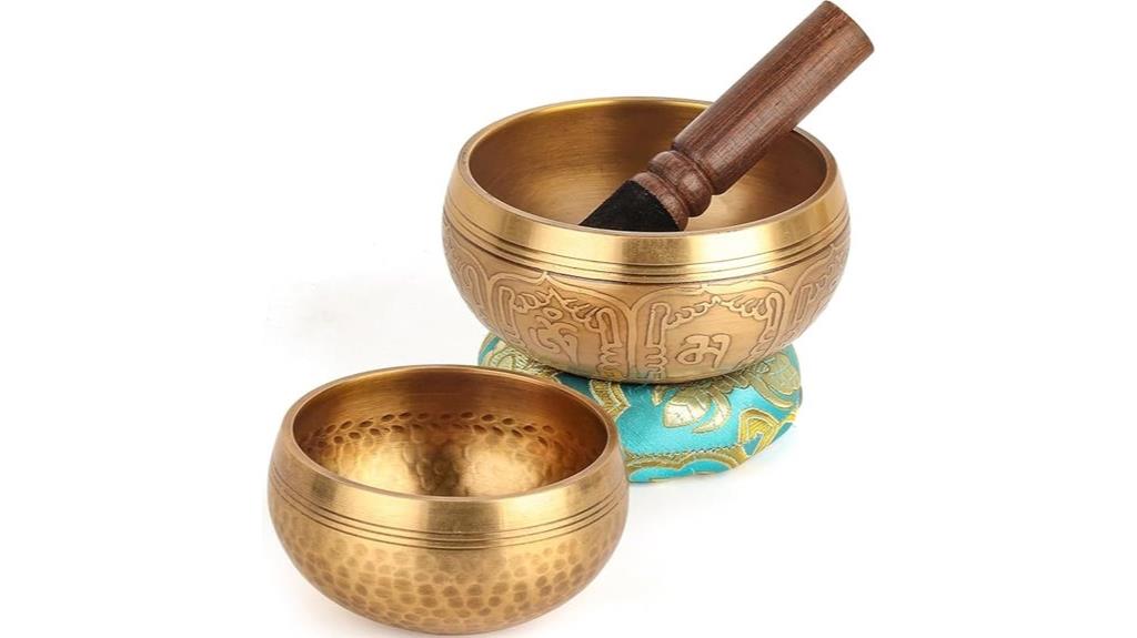 twin tibetan singing bowls