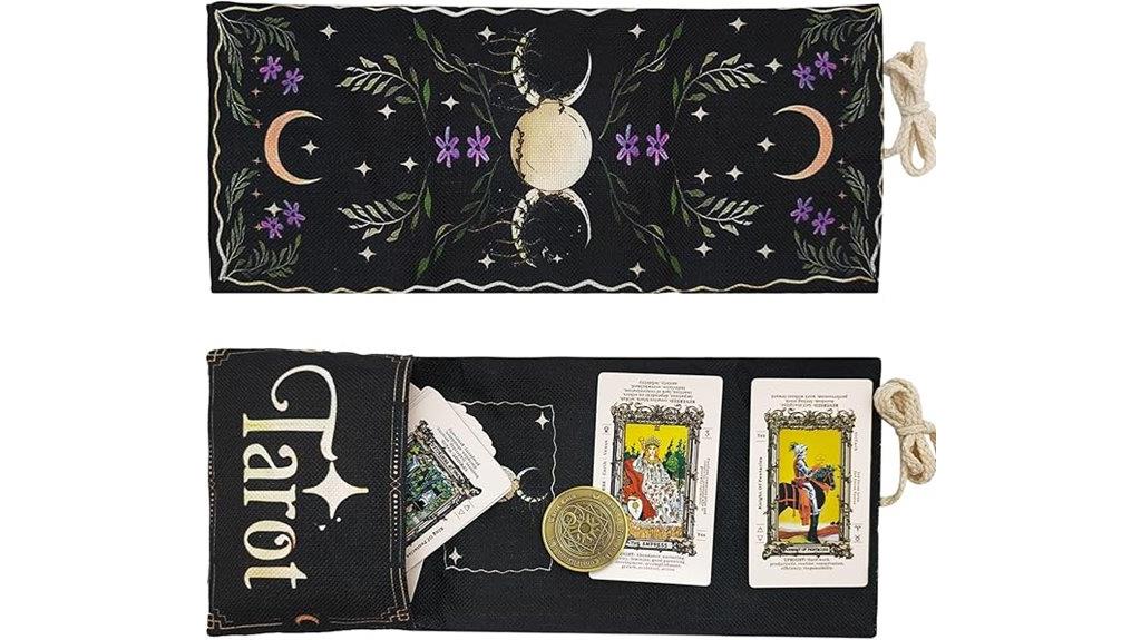 two tarot card holders