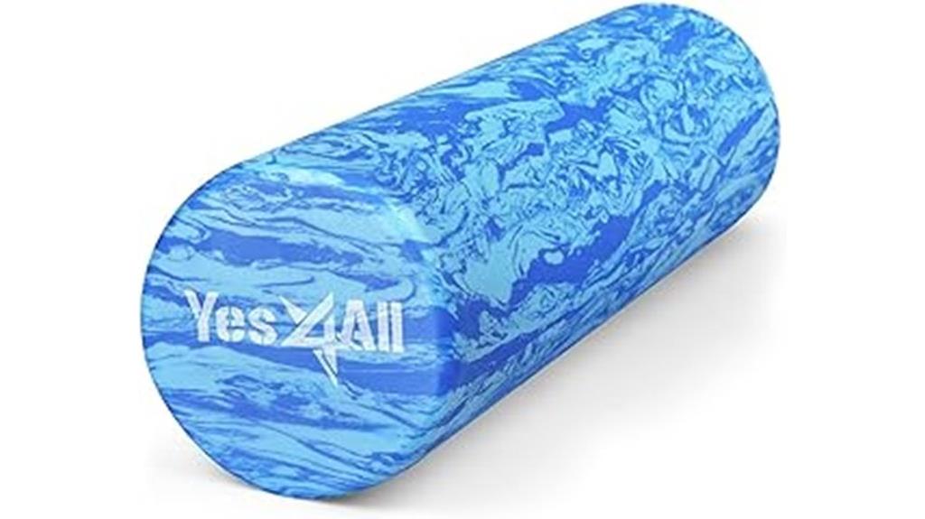 various length foam rollers