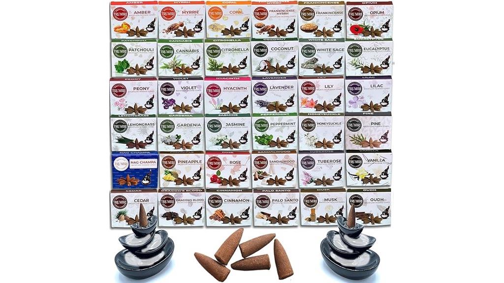 waterfall fountain incense cones