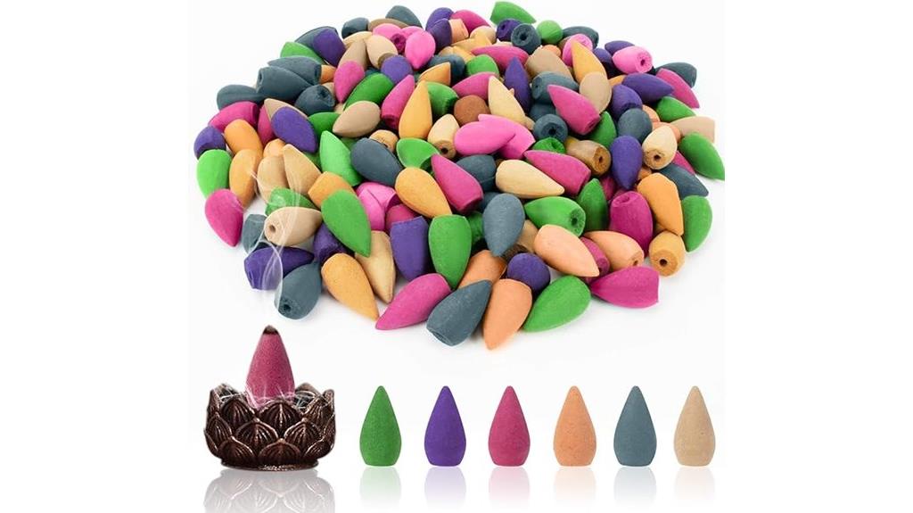 waterfall style incense cones