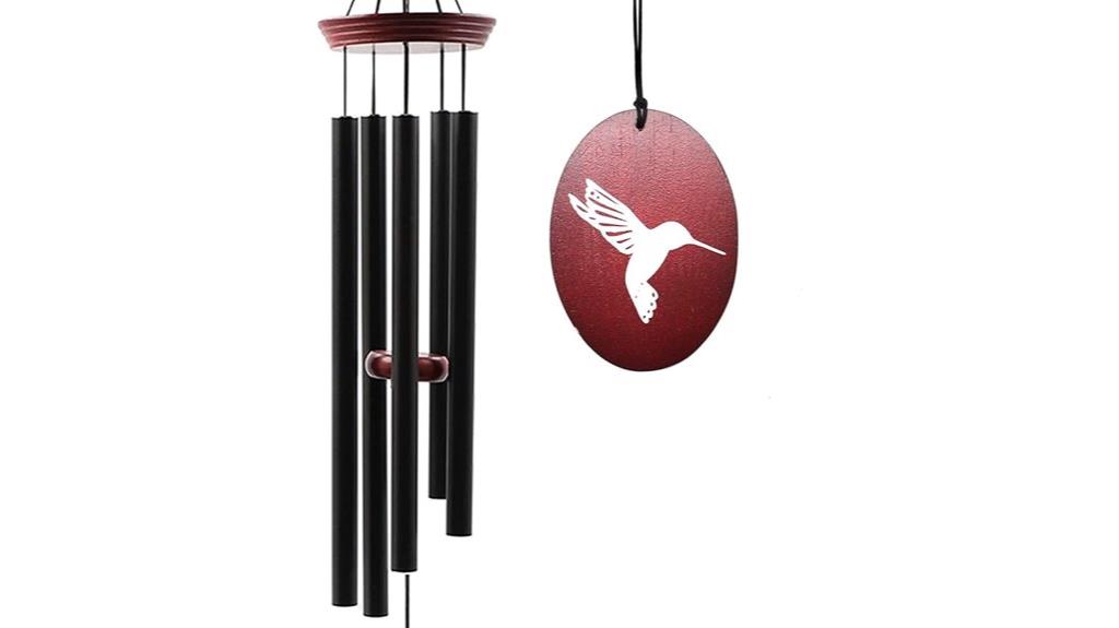 weatherproof metal bird chimes