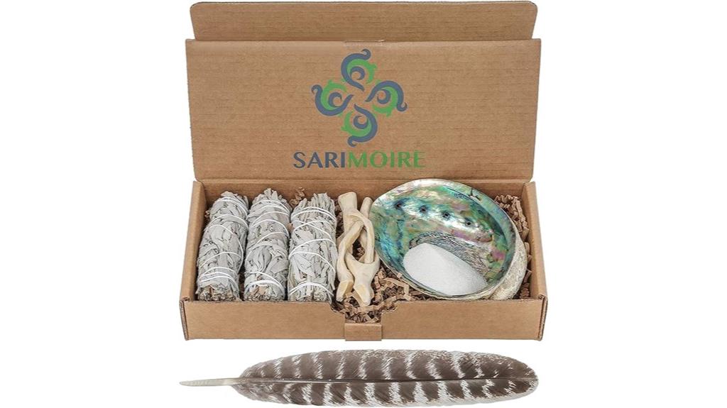 white sage smudging set