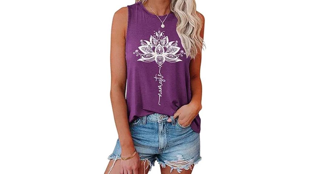 women s summer graphic tank