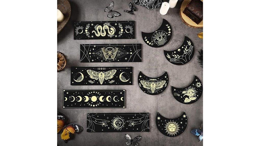 wooden tarot card holders