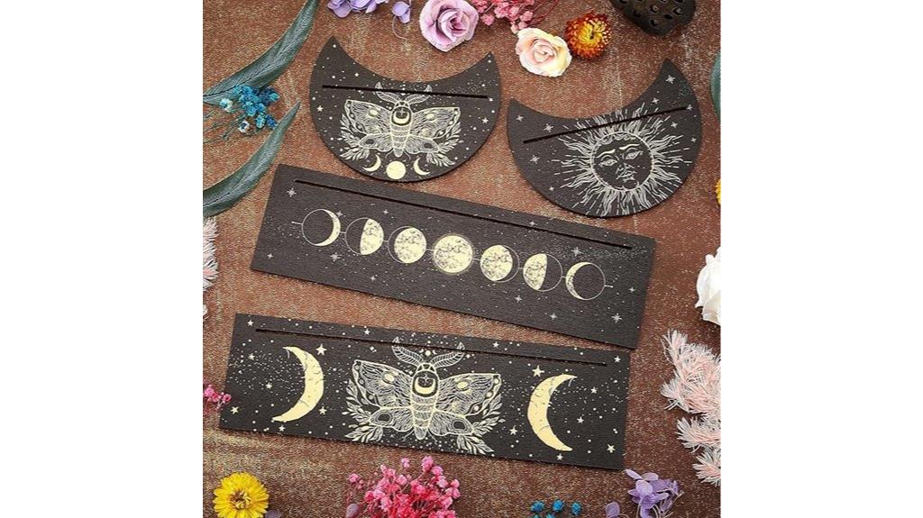 wooden tarot card holders