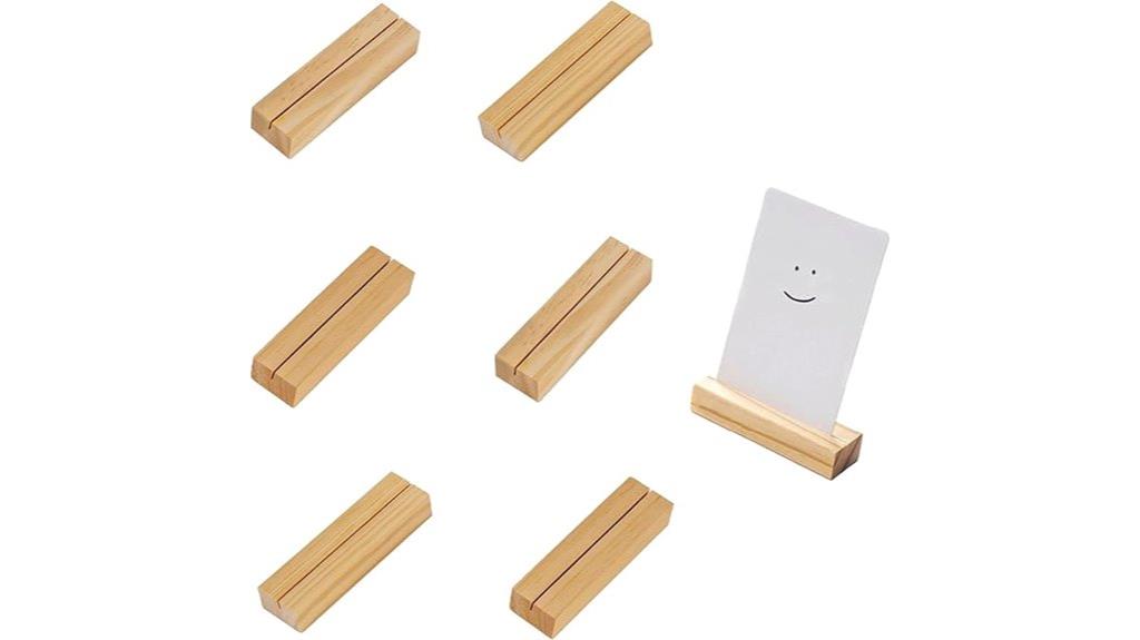 wooden wedding card holders