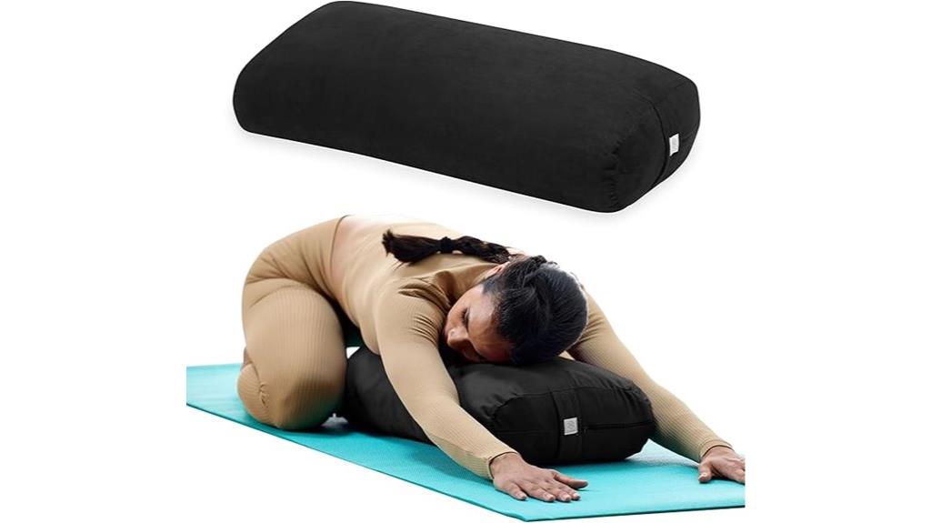 yoga bolster for meditation