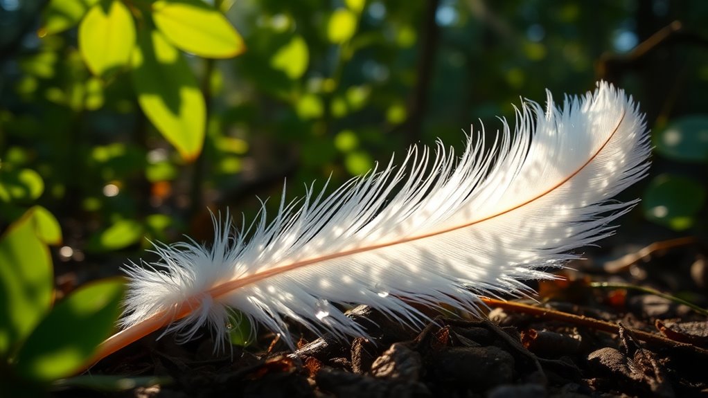 angel messages through feathers