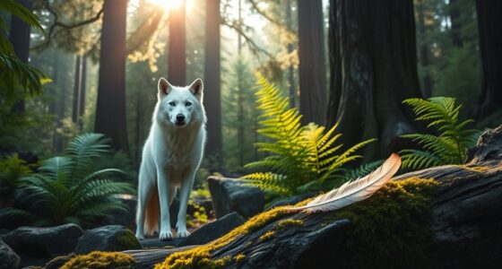 animal symbols indicate spiritual connection