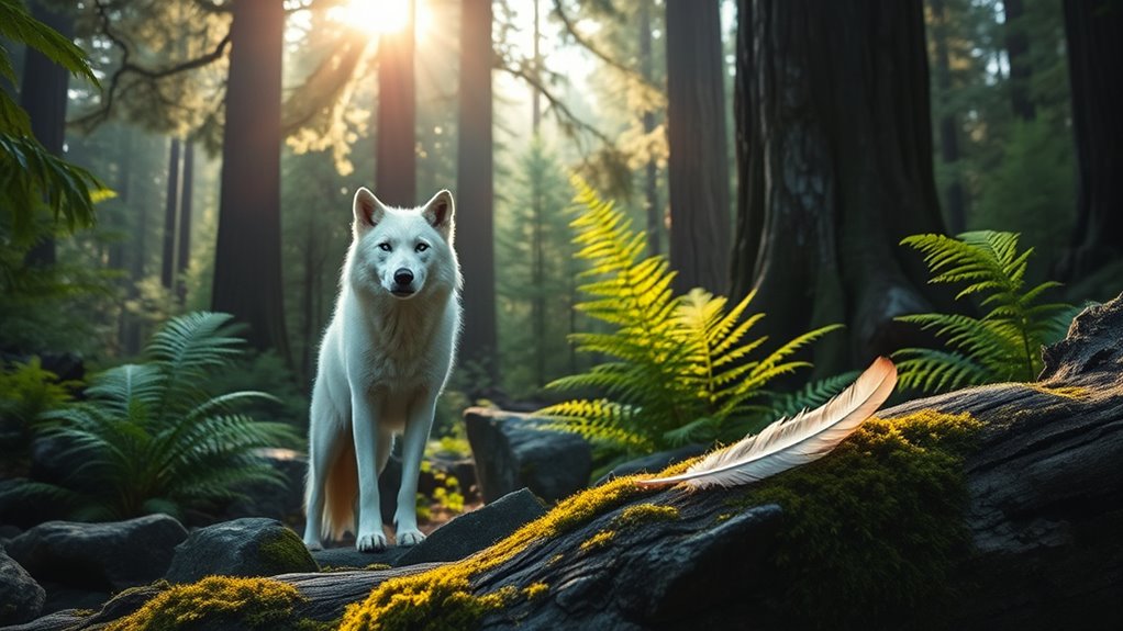 animal symbols indicate spiritual connection