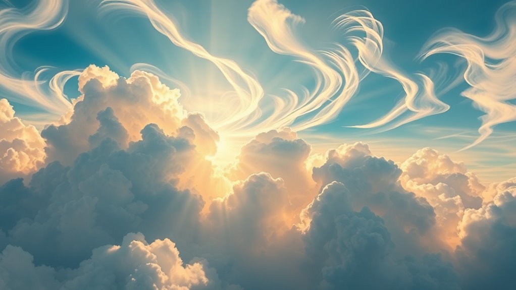 cloud symbols convey divine messages