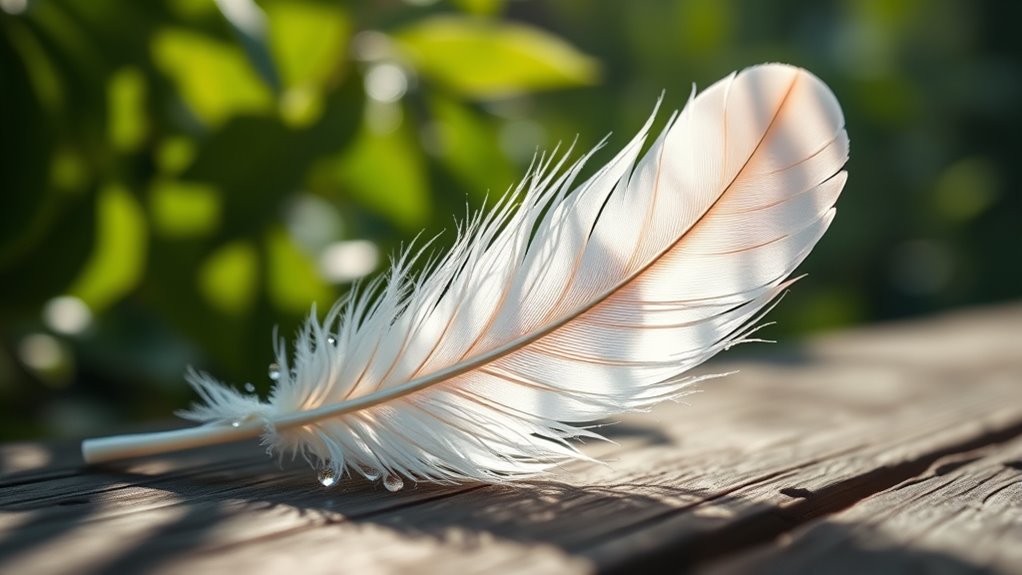 feather signs symbolize divine guidance