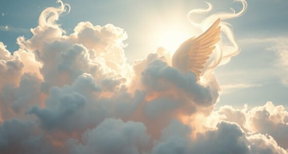 heavenly clouds convey messages