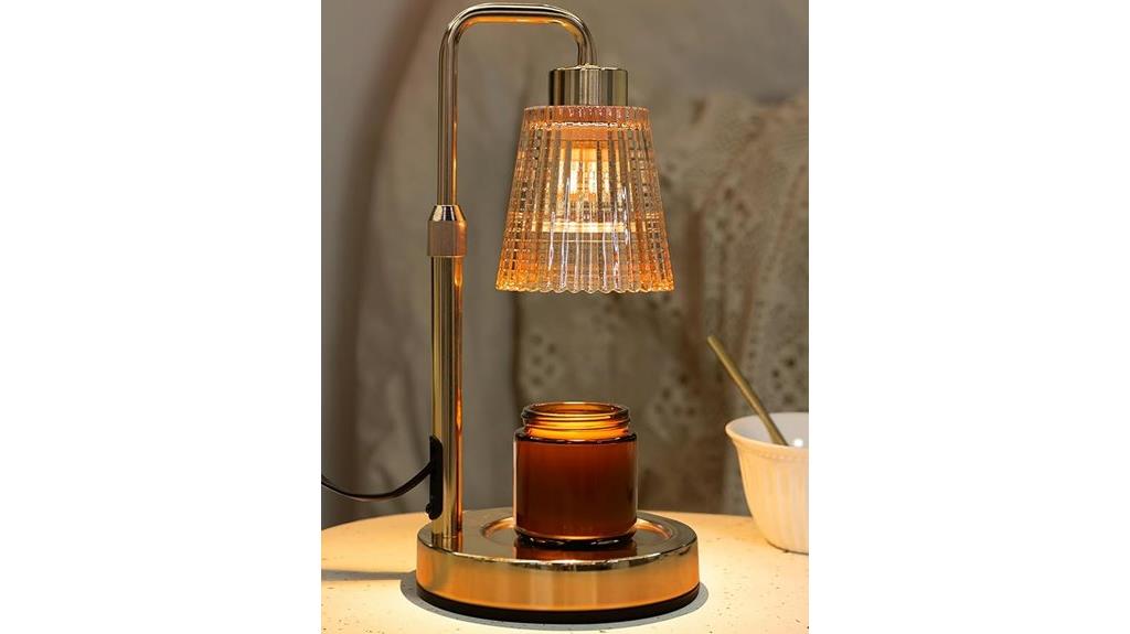 dimmable timer candle warmer