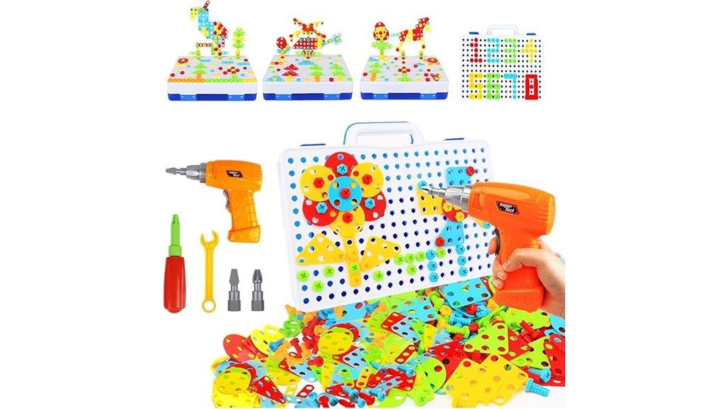 electric drill stem toy