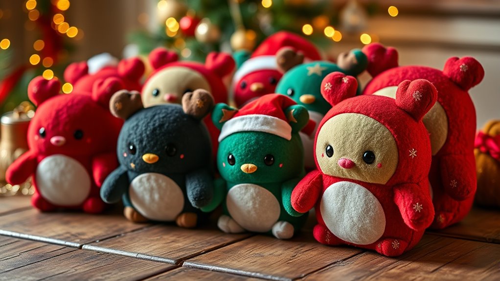 holiday themed collectible plush