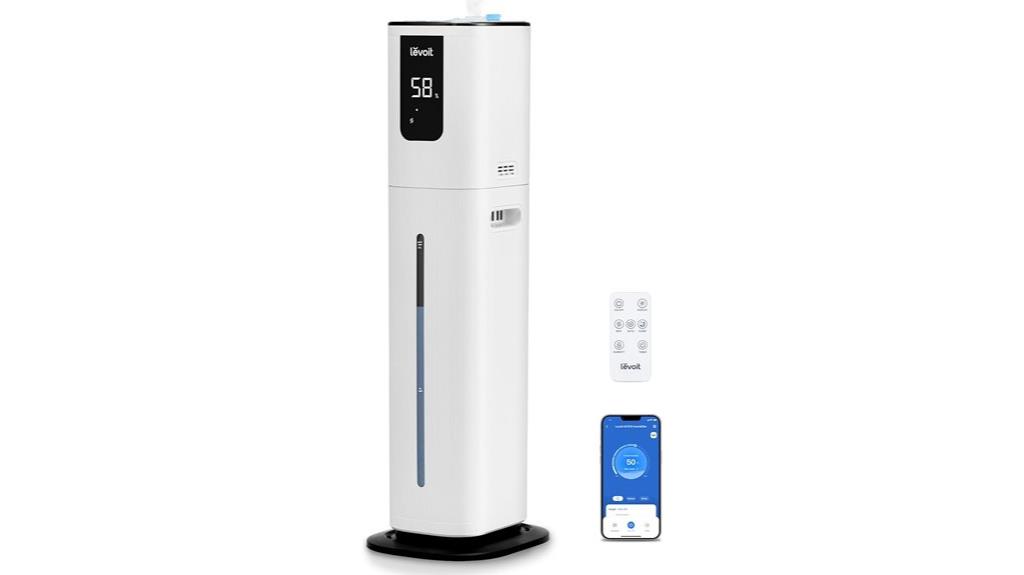 smart humidifier with led
