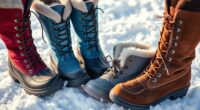 stylish warm waterproof boots
