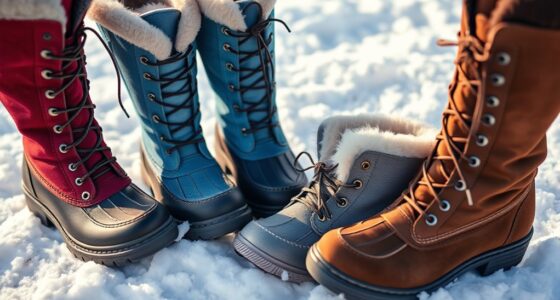 stylish warm waterproof boots