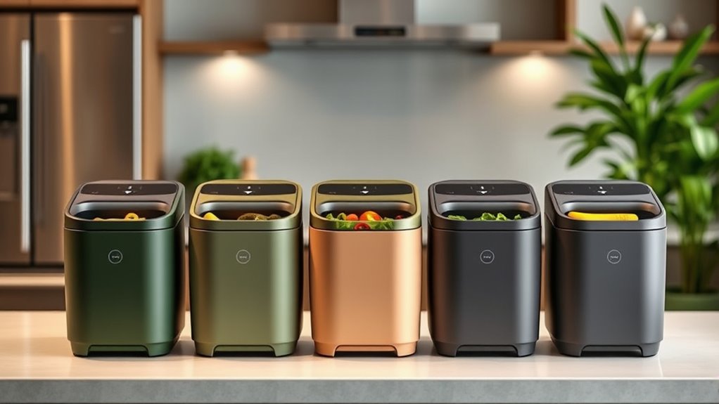 top electric kitchen compost bins