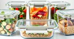 top glass meal containers