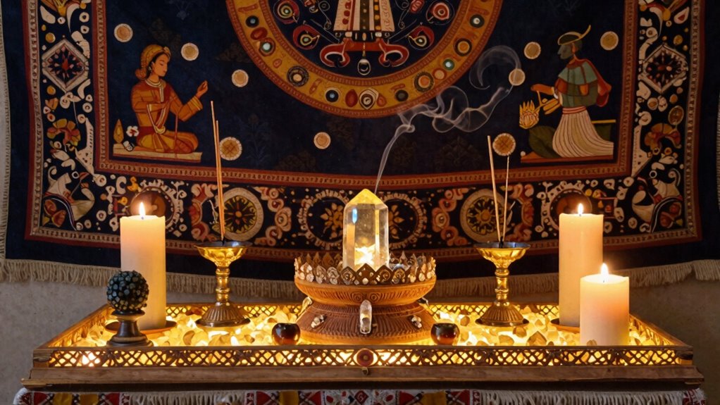 balanced spiritual meditation environment