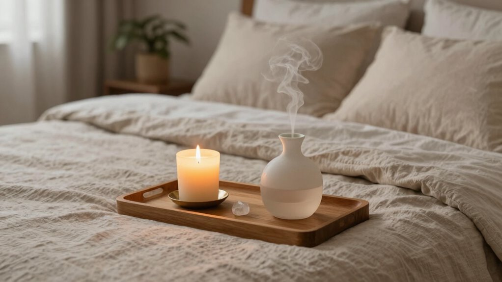 bedroom ambiance enhancing ritual