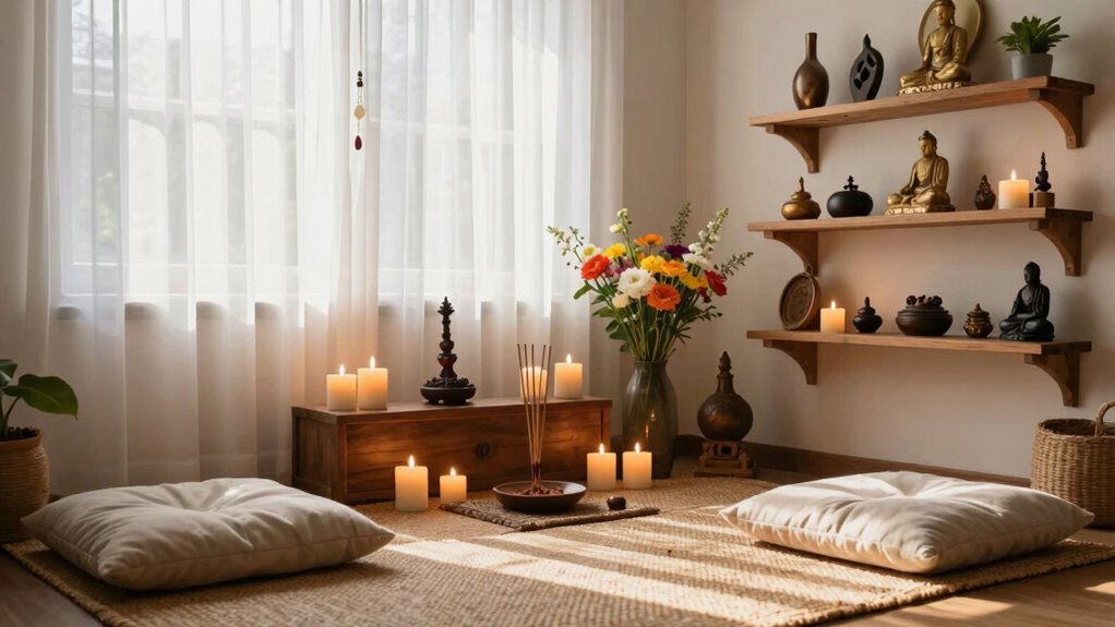 calm tidy spiritual environments