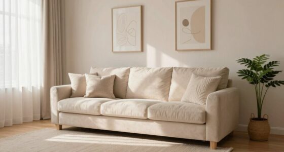 calming decor enhances serenity