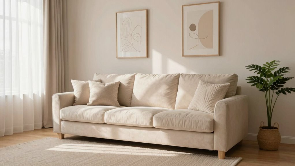 calming decor enhances serenity